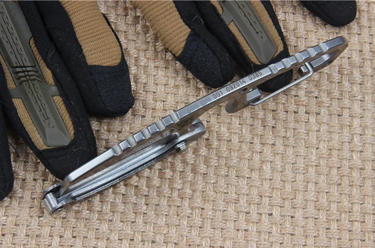 Высокое качество 61HRC CPM-S35VN Порошковая сталь лезвие S35VN ручка карманный нож Тактический походный ключ нож Открытый выживания EDC инструмент