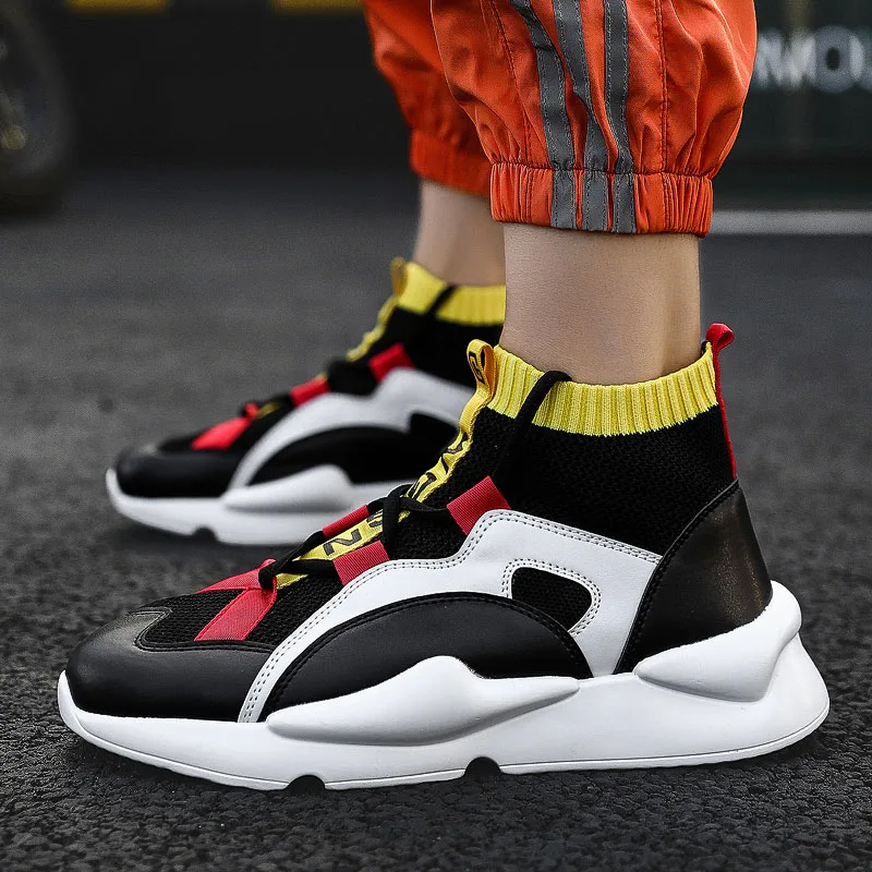 Mens Autumn &amp Winter Sneakers High Top Brand Shoes Casual Men Shoe Fashion Products Zapatos |