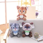 Милые мягкие 3D игрушки для кошек, 20 см, подушка для дивана с двухсторонним сиденьем, Симпатичные плюшевые игрушки-животные, куклы-коты, подарки