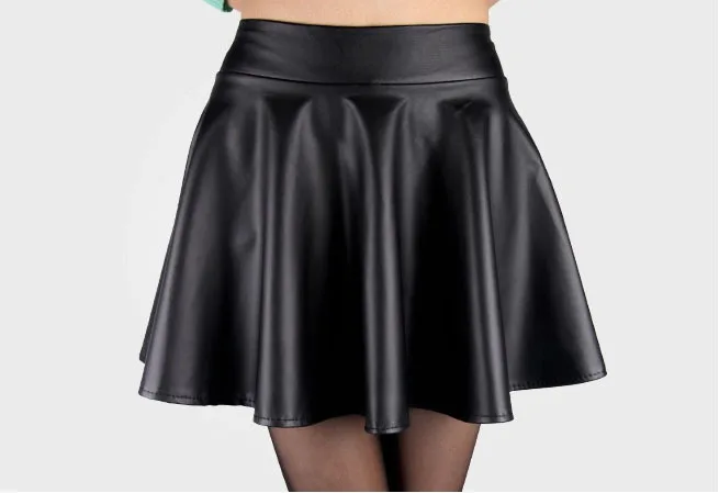 2017 сезон: весна–лето Для женщин юбка из кожи S Повседневное тонкий длиной выше