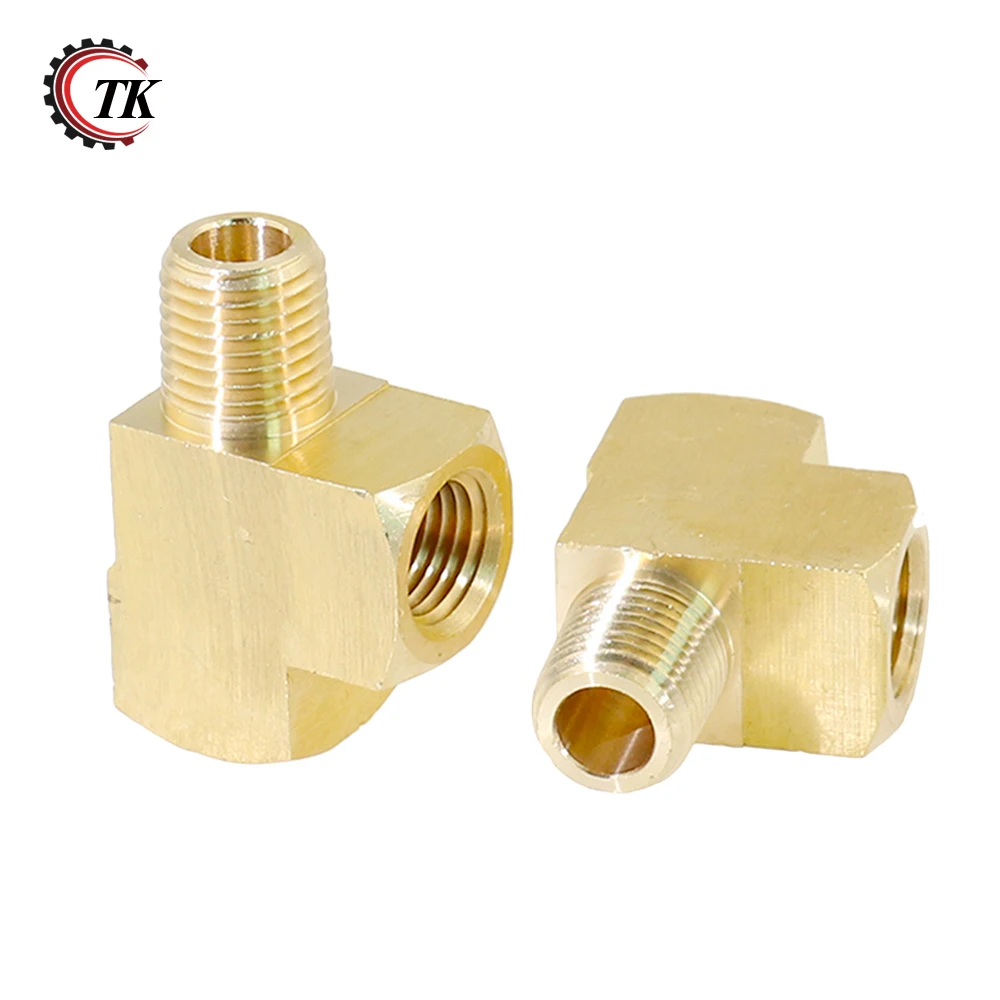 3750 SAE 130424 1/8 1/4 3/8 металлы латунные фитинги для труб, Мужской Тройник, барсток уличный Тройник, Мужская труба x Женская труба