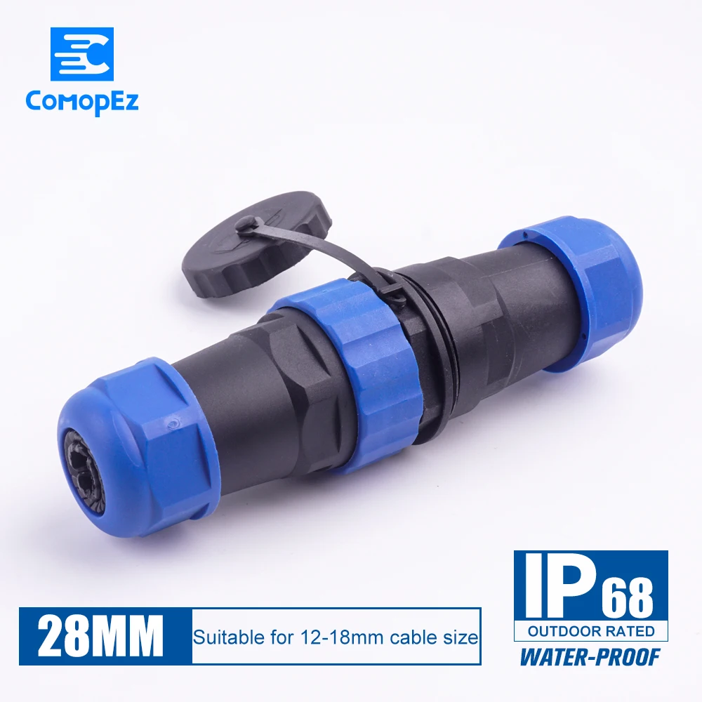 Sp28 IP68 Кабельный разъем 3pin 5pin 7pin 9pin 12pin 16pin 19pin 24pin авиационные водонепроницаемые разъемы вилка и розетка, Male Femal