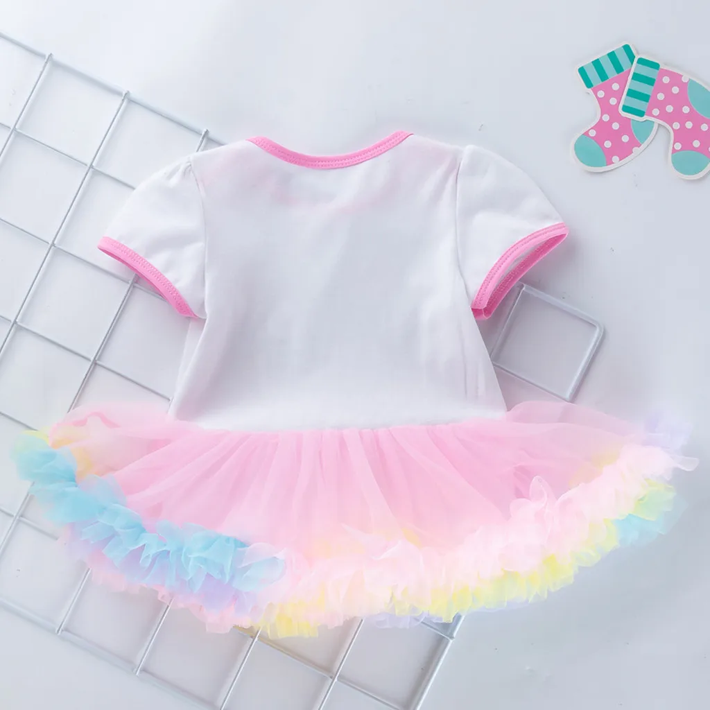 SAGACE 3PCs Newborn Baby Girl Princess Tutu Sets Summer Clothes Toddler Easter Eggs T Shirt + Dress For Clothing | Мать и ребенок