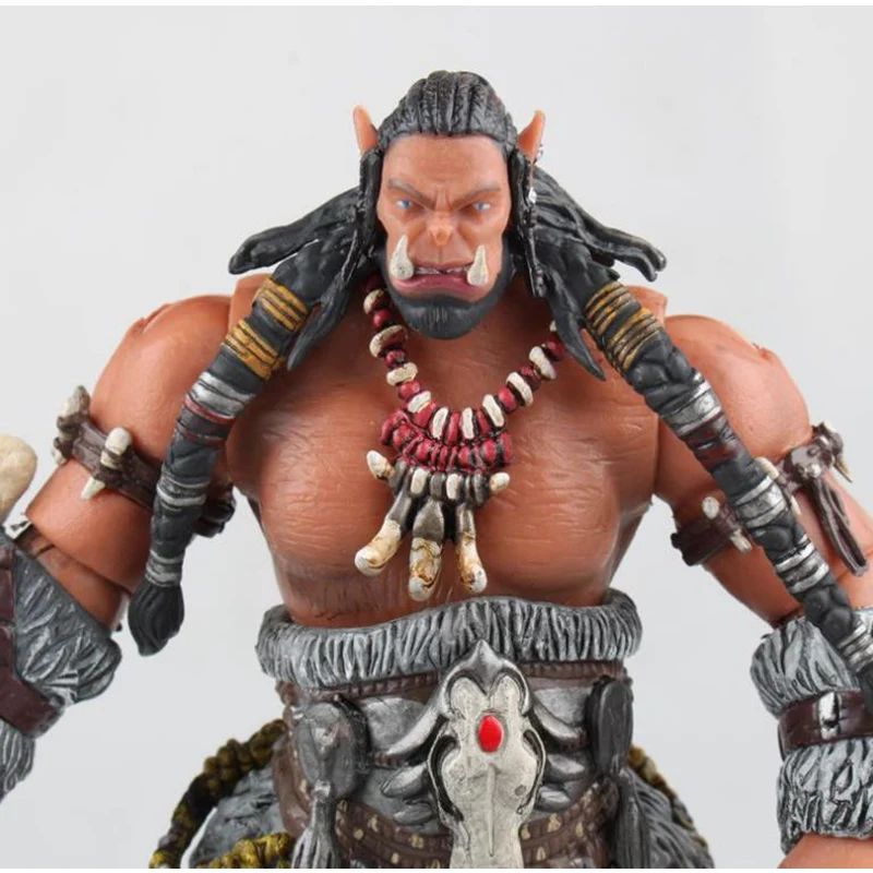Горячая игра WOW персонаж Durotan Frostwolf Orchi воин солдат передвижная ПВХ фигурка