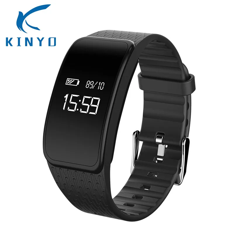 Сенсорный экран 0 66 дюймов OLED Смарт-браслет часы браслет кровяное давление