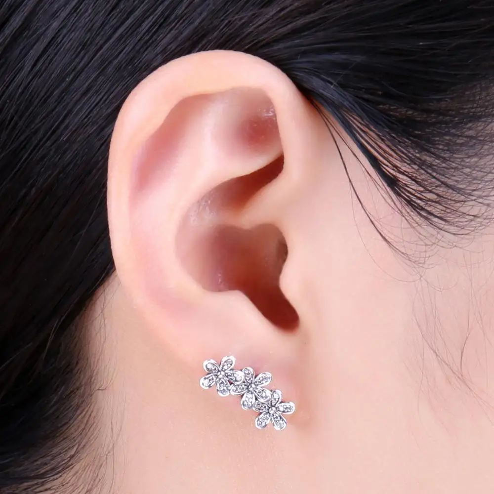 Женские корейские серьги JewelryPalace с цирконием кубической огранки из
