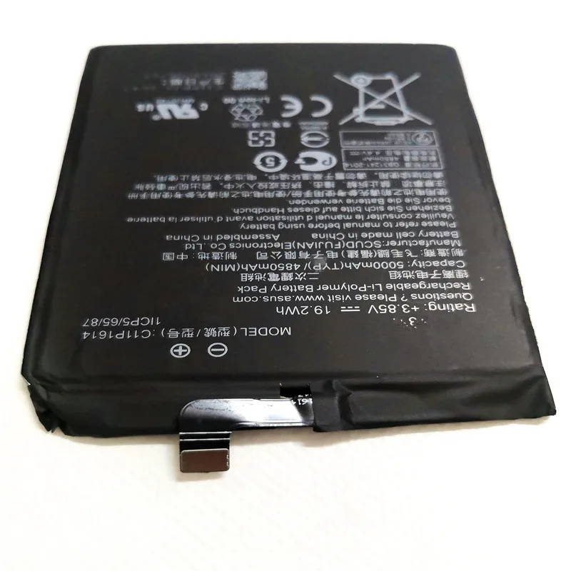 NEW Original Real 4850/5000mAh C11P1614 Battery For Asus Zenfone Pegasus 3s Max ZC521TL X00GD with repair tools for gift | Мобильные