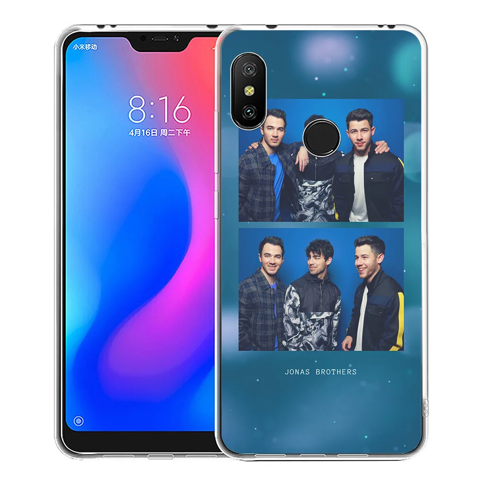 Мягкий силиконовый чехол для телефона IYICAO Rock band Jonas Brothers Xiaomi Mi 9 8 SE 6 A1 A2 Lite F1 MIX2S MIX3