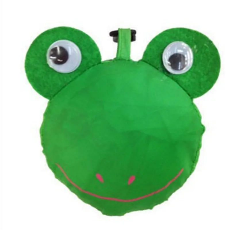 frog Тип Милая дорожная складная сумка для хранения продуктов Многоразовые Сумки для покупок с животными эко-сумка для покупок - Цвет: frog