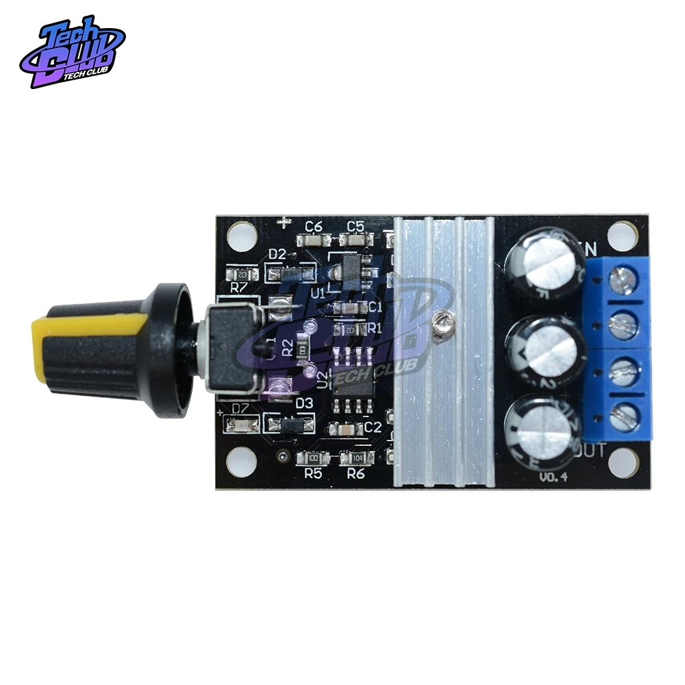 DC 6V 12V 24V 28V 6 V-28 V 3A PWM DC переключатель управления скоростью двигателя 1203B