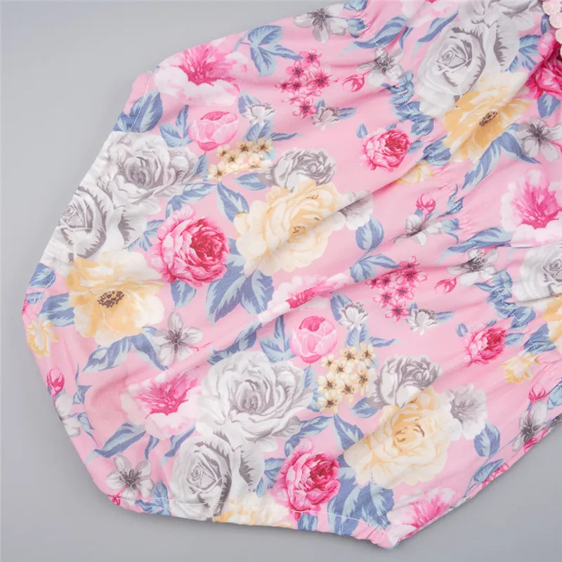 Cukoe/милые Боди для новорожденных девочек одежда с цветочным принтом детей 3-24