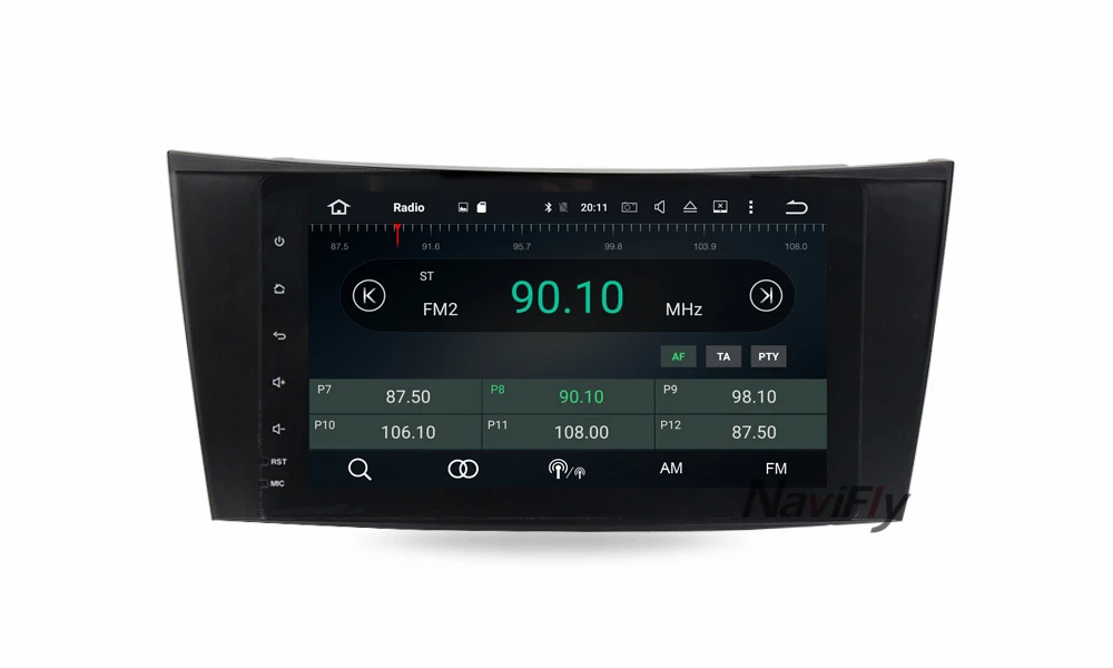 Новое поступление! 8 дюймов HD1024* 600 android8.0 автомобильный магнитофон gps DVD плеер для Mercedes Benz/E-Class/W211/E200/E220/E300/E350