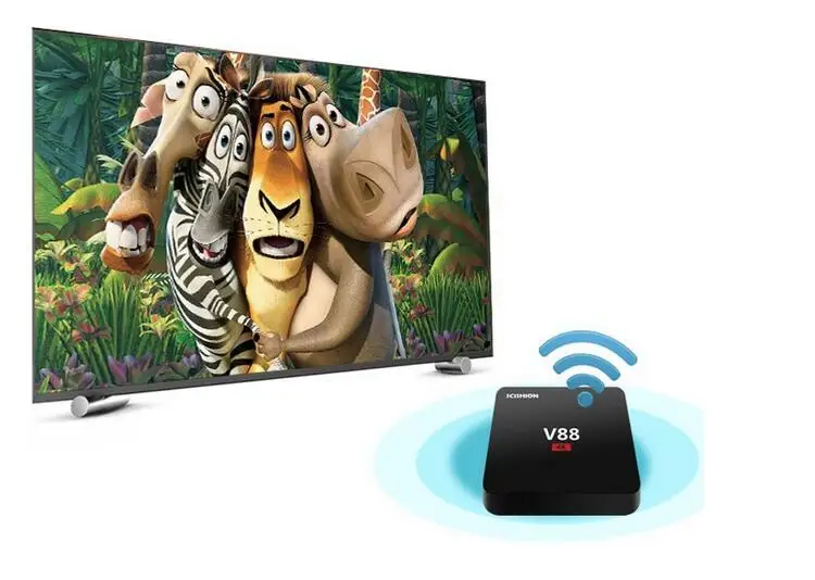 Новый Andriod TV Box Z4 Android 5.1 Octa-core КОДИ RK3368 64 Бит 1 ГБ RAM/8 ROM Смарт | Электроника