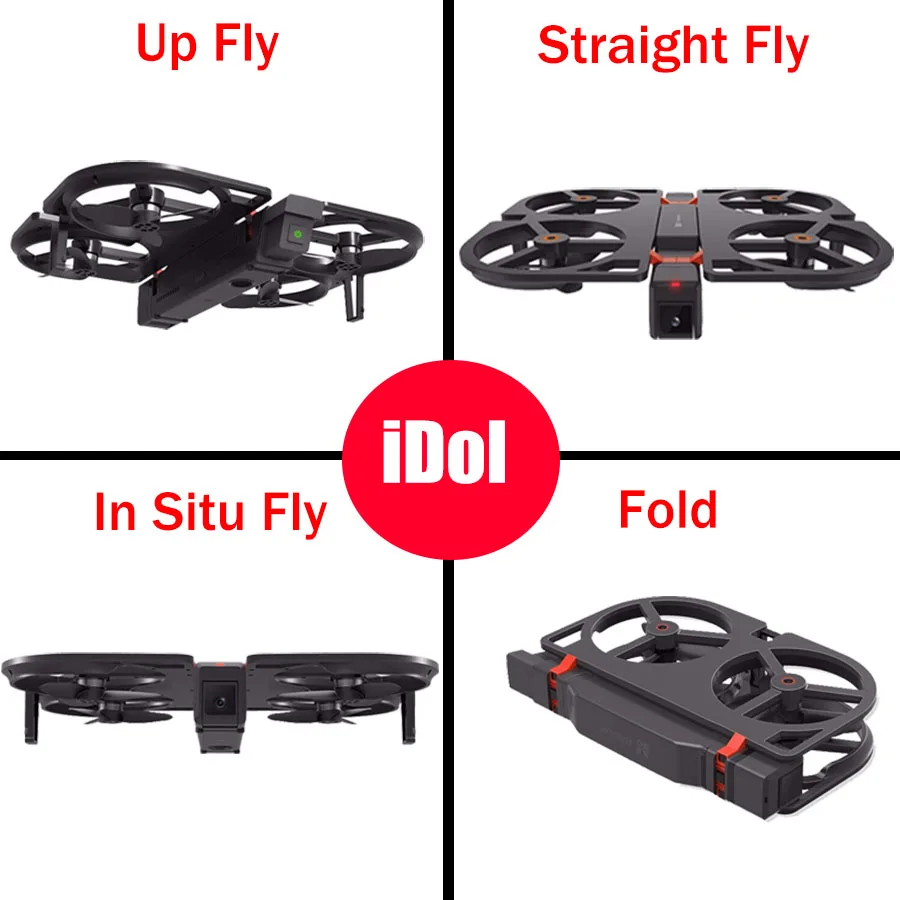 Funsnap iDol FPV RC Дрон 4K gps Квадрокоптер Профессиональный Дрон камера HD 1080P AI жесты для Xiaomi Youpin 4K камера дроны