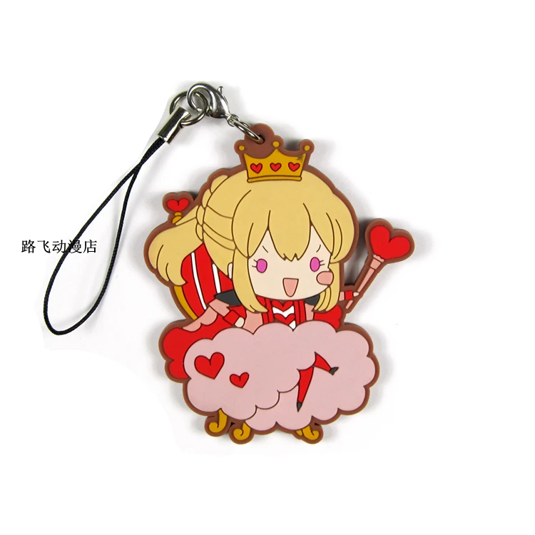 Pandora Hearts Oz. Vessalius Jack Ada Oscar. фигурка аниме модель резиновый брелок Подвеска 6