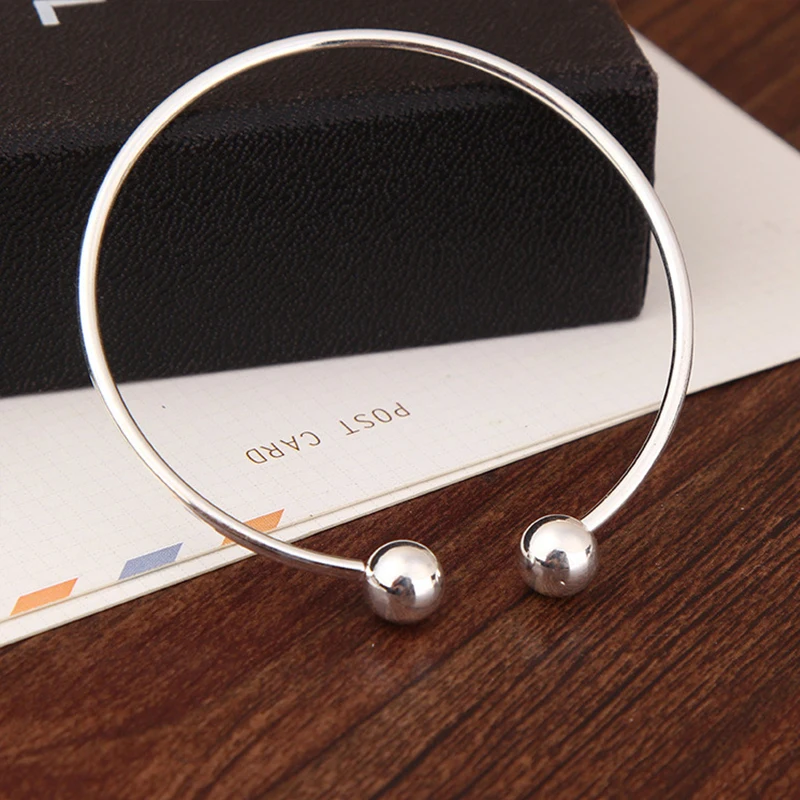 Корейские Горячие простые темпераментные браслеты Модные металлические