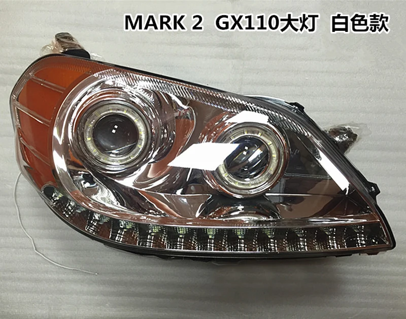 Для TOYOTA MARK II GX110 светодиодные фары хромированный корпус