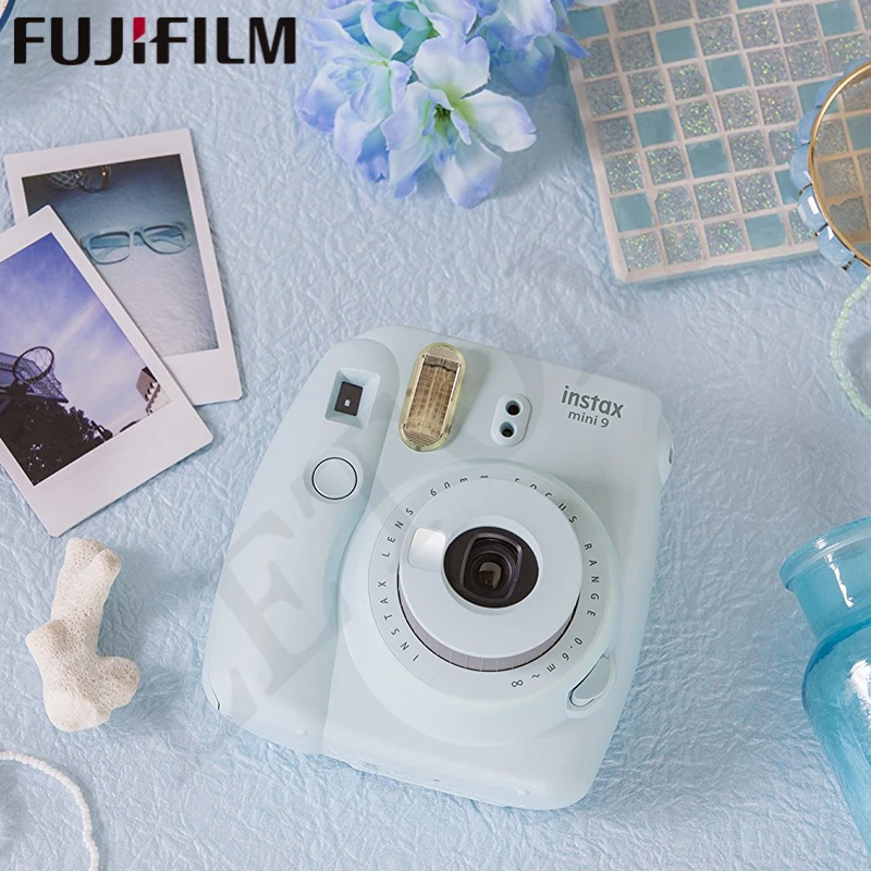 Натуральная 5 видов цветов fuji пленка Instax Mini 9 пленка глянцевая фотобумага для Камера fuji фото Камера поп-up объектив Авто замер мини с объектив для съемки крупным планом