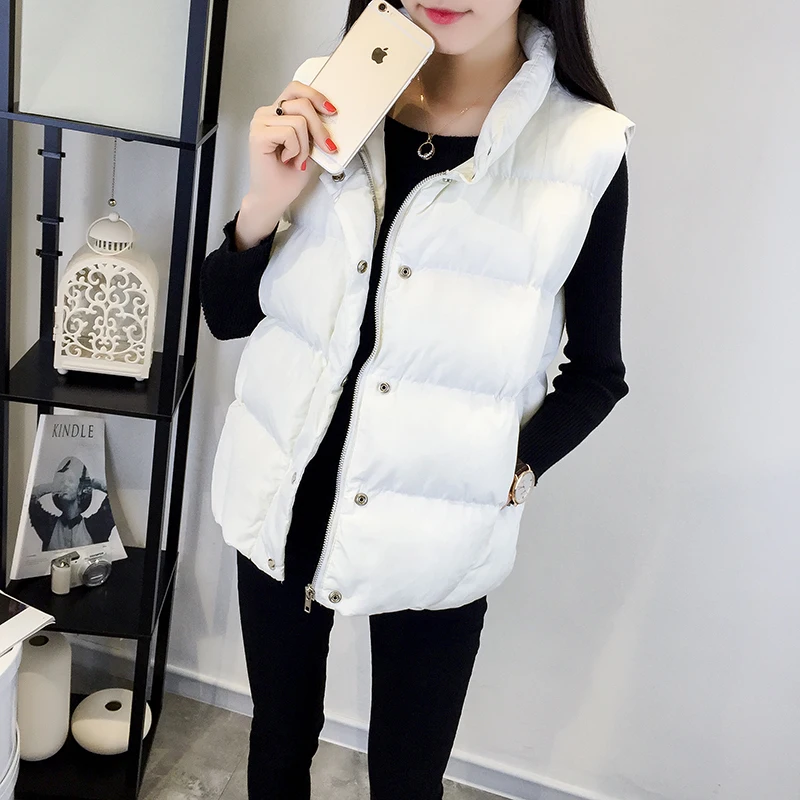 Новинка 2019 жилет Hi Ho с узором Женский пуховой из хлопка осенне-зимний простой