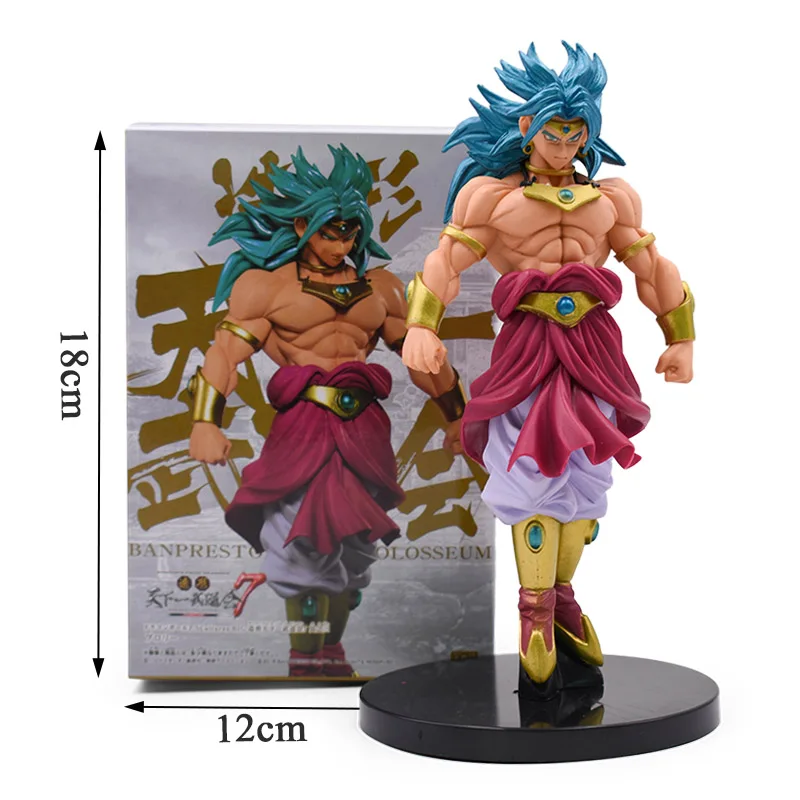 E With in BOX 11-23 см Dragon Ball Z Super Goku Son Gohan Broly Vegeta Cell Frieza Buu Broli trunks лопуха ПВХ Фигурки коллекционные игрушки - Цвет: E With in BOX