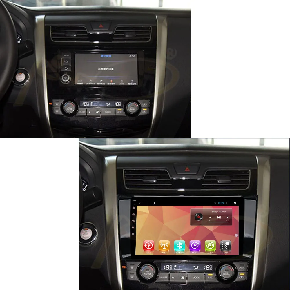Android 7 1 автомобильный проигрыватель с радио и GPS Navi для Nissan Teana Altima 2013 2018