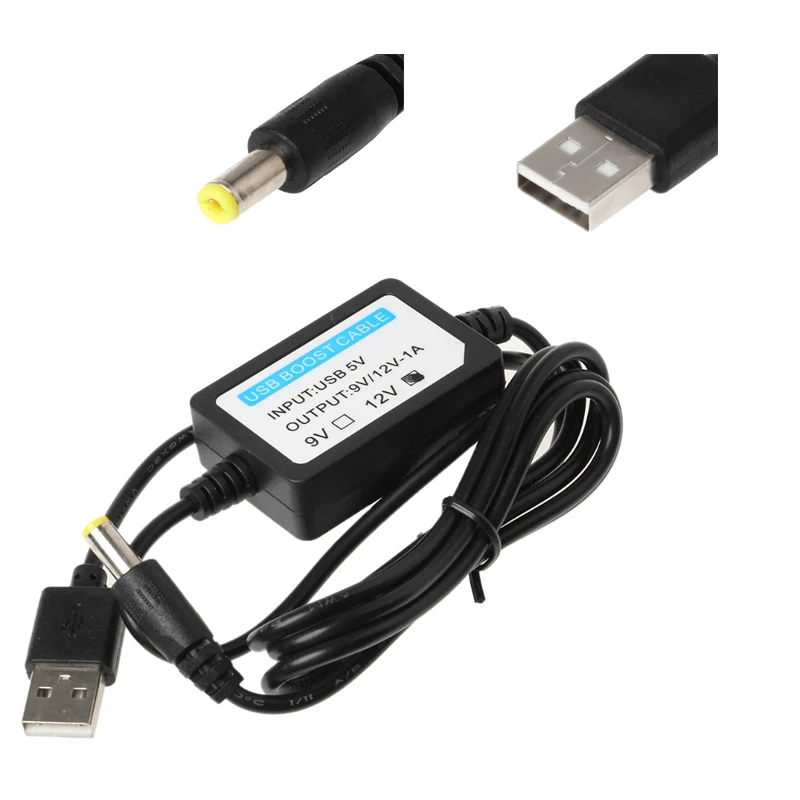 1 шт. USB DC 5 в к 12 В модуль повышающего кабеля силовой Повышающий Модуль