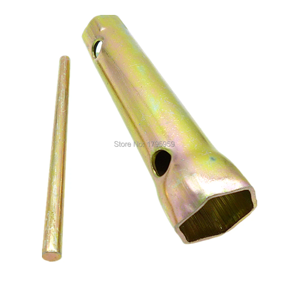 

Tubular Box Spanner 18mm-21mm Spark Plug Wrench Double Ended Hex Socket Wrench Removal & Insertion Tools with Torque Bar Handles