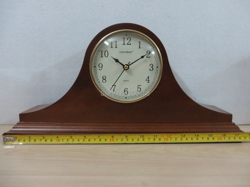 Napoleon hat wooden antique mantle table clock with westminster chime desk | Дом и сад