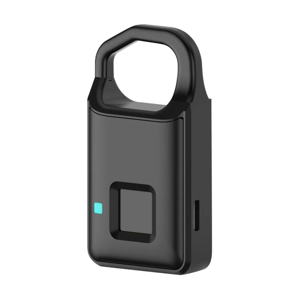 USB Перезаряжаемый смарт замок без ключа с отпечатком пальца водонепроницаемый