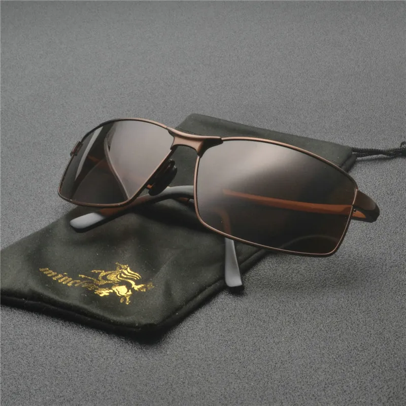 Мужские поляризационные очки MINCL брендовые дизайнерские солнцезащитные