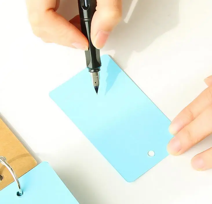 

1set Hot sale Mini Loose leaf color paper Portable coil memo notes vocabulary book Stationery Office accessories School supply