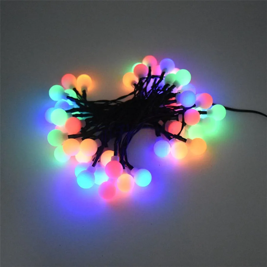 50 светодиодный ночник светящаяся гирлянда с солнечной батареей 7 м в помещении на