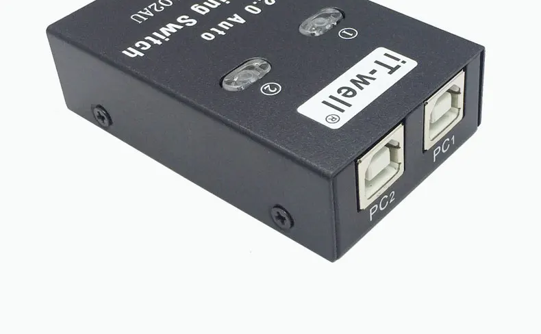 Usb принтер автоматический Коммутатор Концентратор разветвитель 2 хоста поделиться одним принтером отправить два кабеля печати Поддержка любого USB interfac IT-102AU