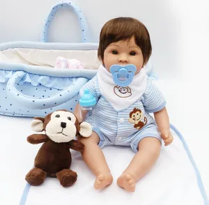 Кукла Reborn, силиконовая, 17 дюймов