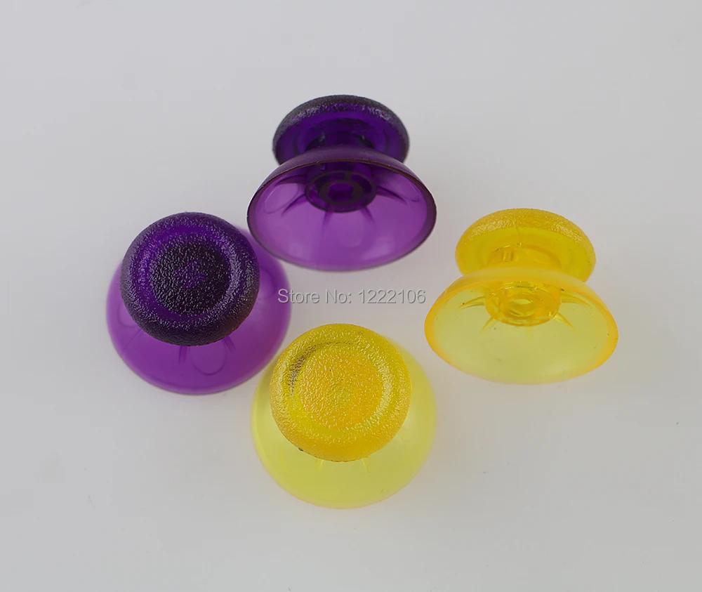 4 шт. Прозрачный гриб Thumbsticks сменный аналог Пластик 3D джойстик Кепки Крышка для PS4