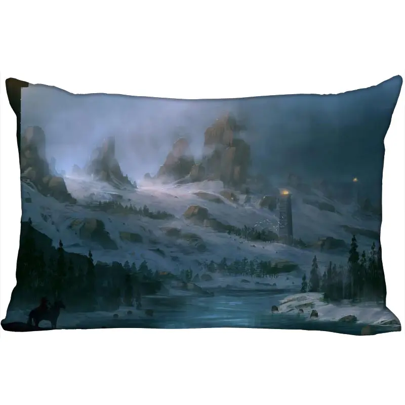 Pillow Case ShunQian Пользовательские Игры престолов Новое поступление прямоугольная декоративная Свадебные наволочки мягкие не выцветают наволочки индивидуальный подарок - Цвет: Pillow Case