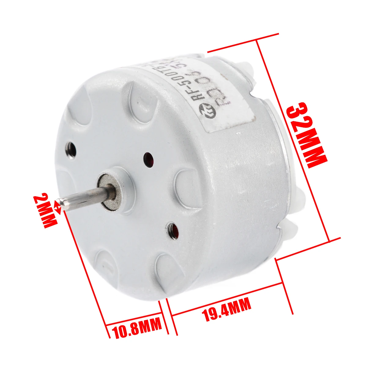DC 1,5 V-9 V 5V 6V мотор, маленького размера, круглой формы с диаметром 32 мм Диаметр RF-500TB-14415 Мини DC круглый мотор для часы браслет Применение