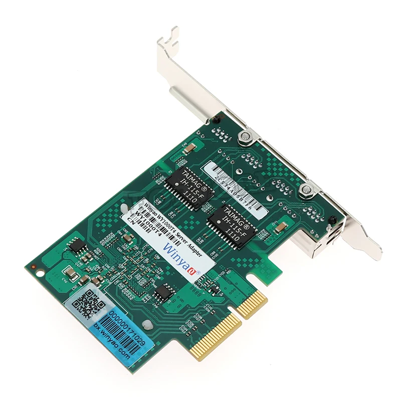 PCIe PCI-e PCI Express x4 до 4 портов 10/100/1000 Мбит/с Gigabit Ethernet сетевой адаптер для карты LAN intel