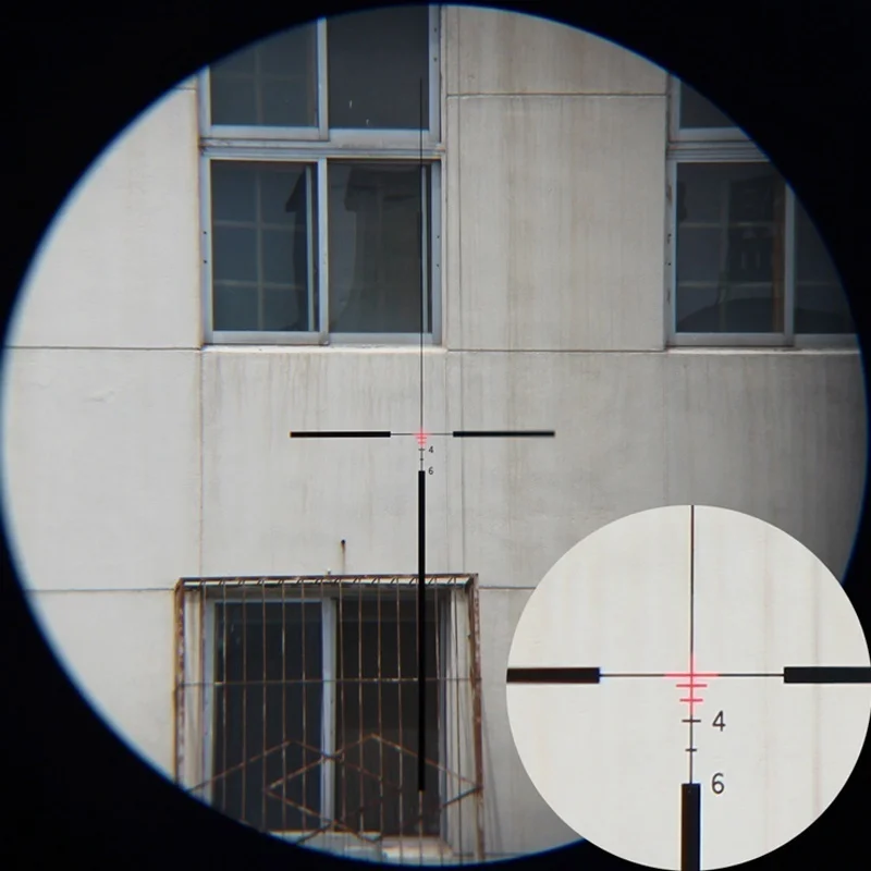 Охотничий прицел Magorui ACOG 4x32 с красной точкой оптика подсветкой | Спорт и