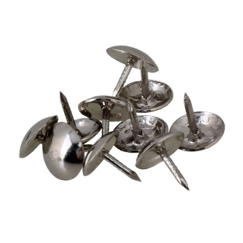 9x9 мм круглая купольная головка Серебряная железная металлическая шпилька для