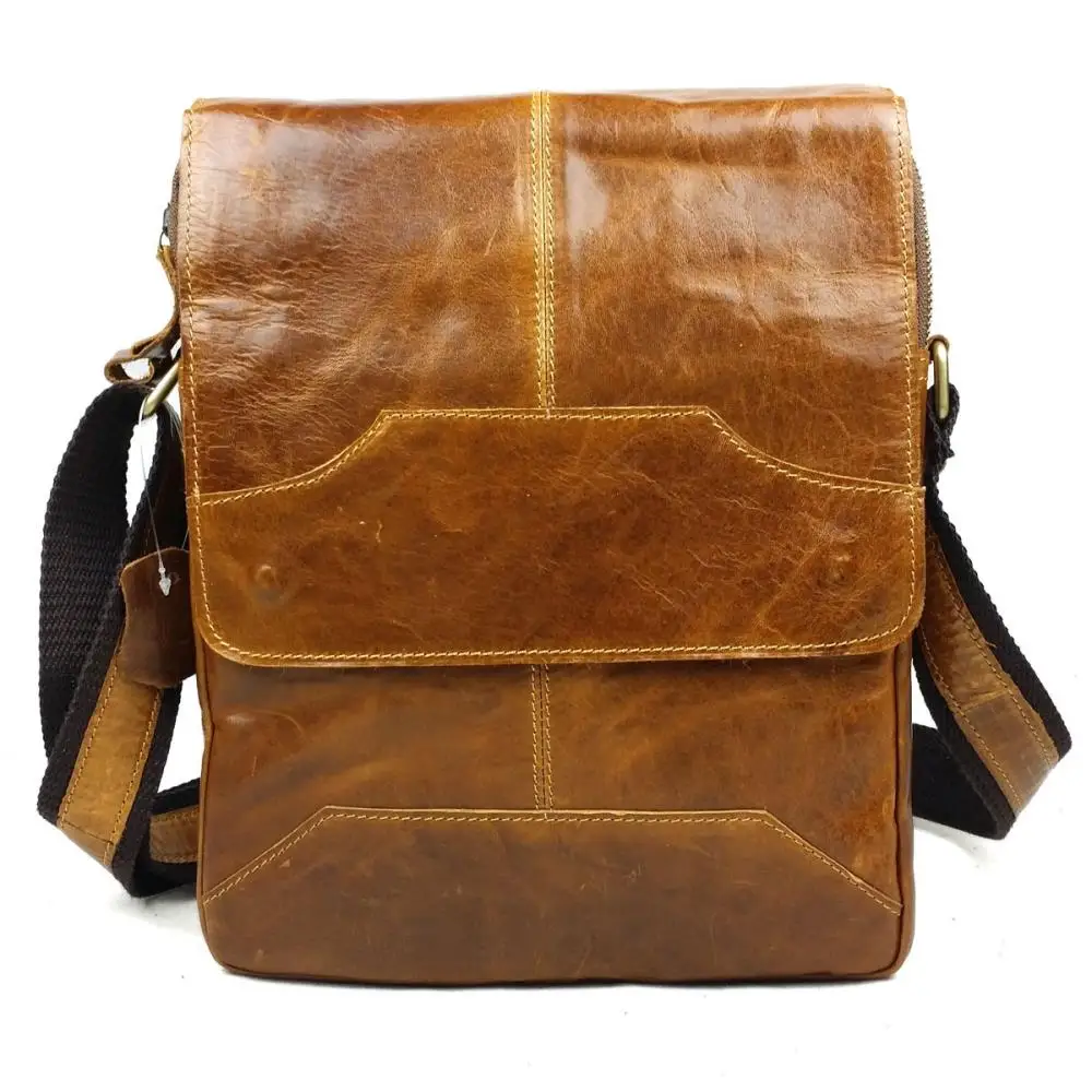 Первый слой из воловьей кожи натуральная кожа мужская сумка на плечо