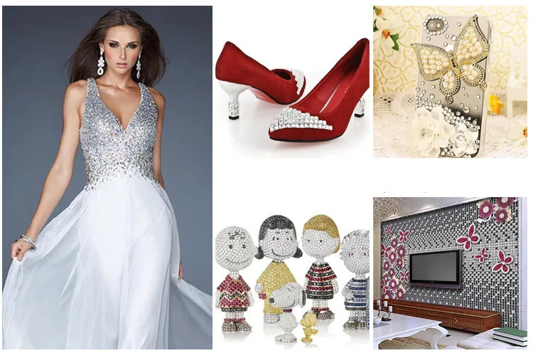 10 ярдов/партия 24 ряда Алмазная сетка вечерние украшения отделка блестящий рулон