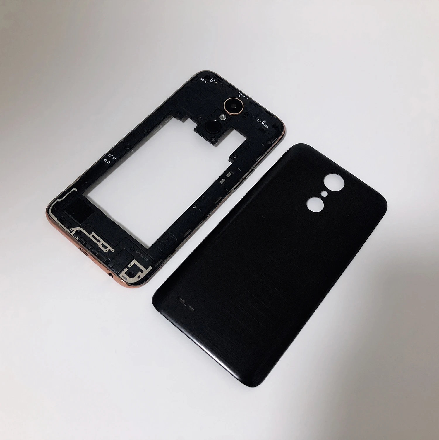Для LG K10 2017 M250 M250N M250E M250DS средняя рамка корпуса + задняя крышка