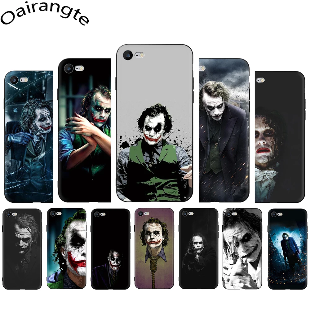 Хит Ledger Джокер мягкий силиконовый телефон чехол для iPhone 5 5S SE 6 6s 7 8 Plus X XR XS 11 Pro Max