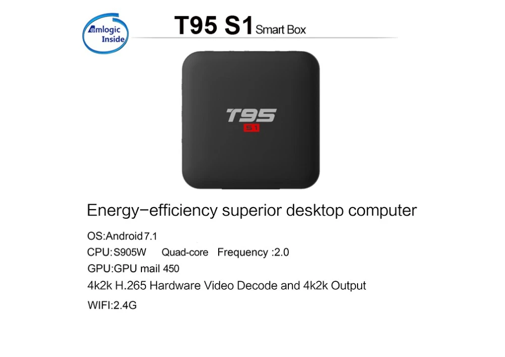 GOTiT IPTV испанский приставка T95 S1 Android 7,1+ Голосовое управление+ Арабский Франция Великобритания немецкий Спорт IP tv& VOD Smart tv приставка