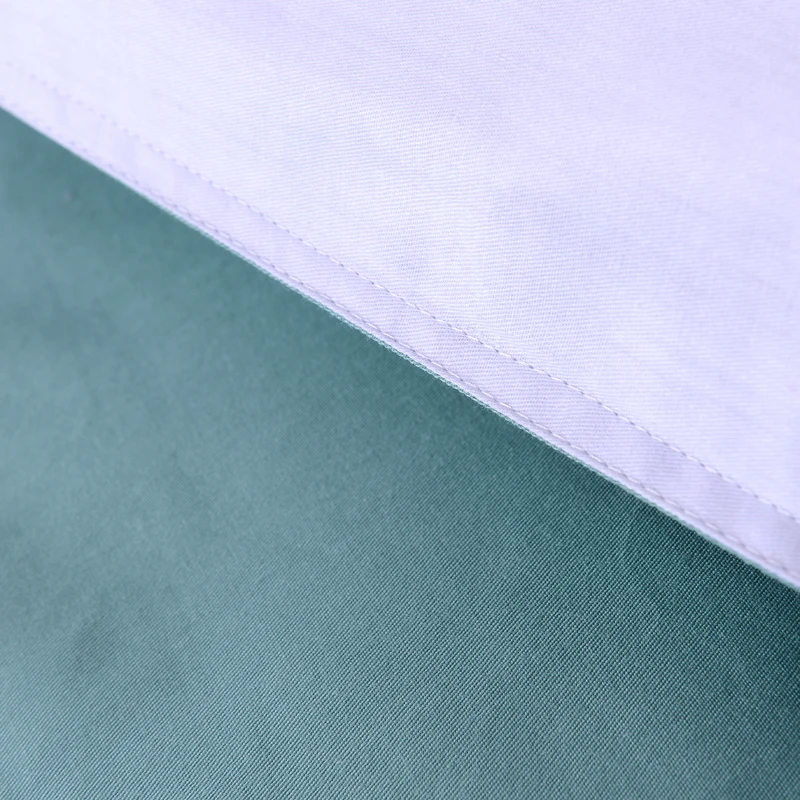 Постельные принадлежности с рисунком белого и синего перьев 1 шт. пододеяльник на