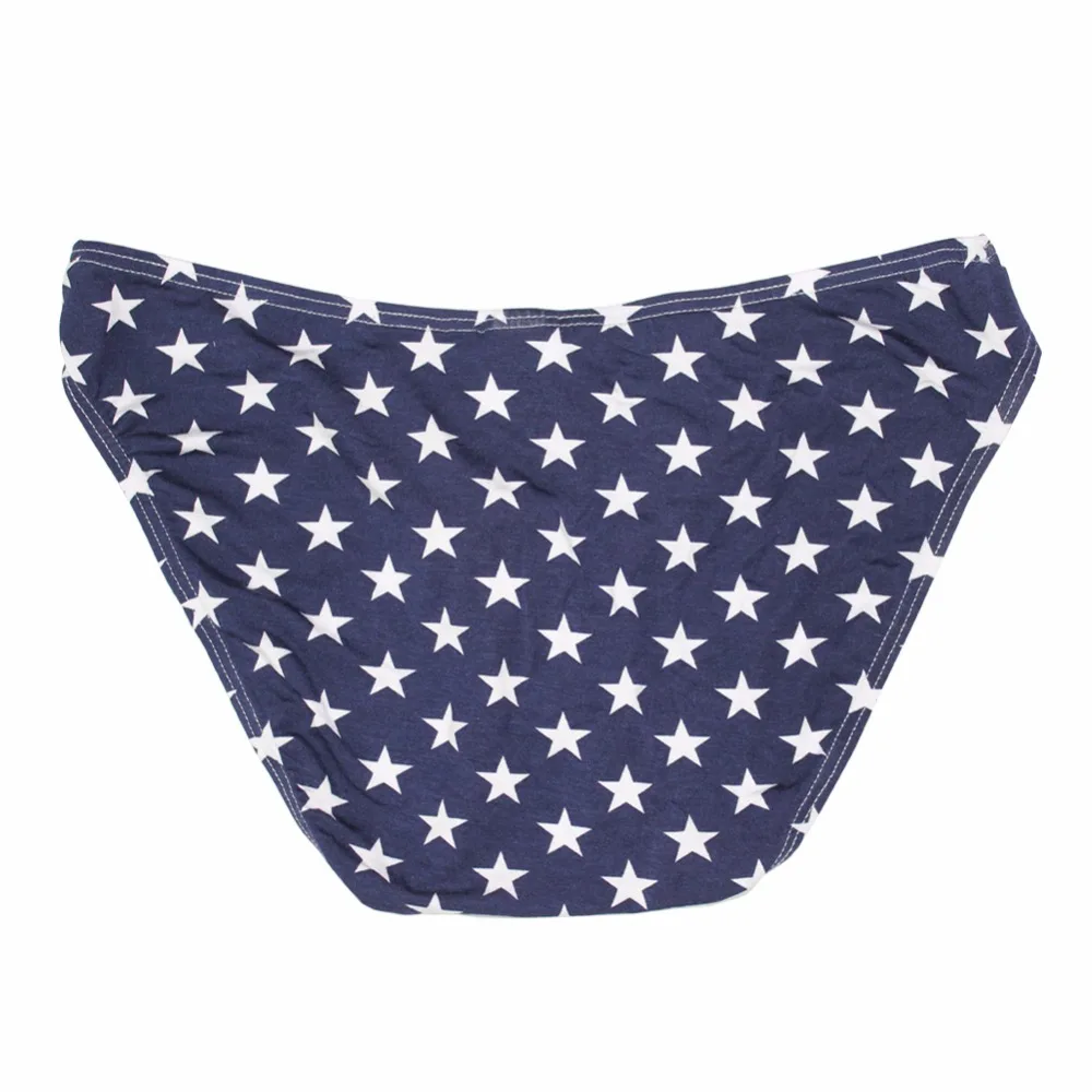 1 шт. мужское нижнее белье сексуальные трусы большого размера со звездами и