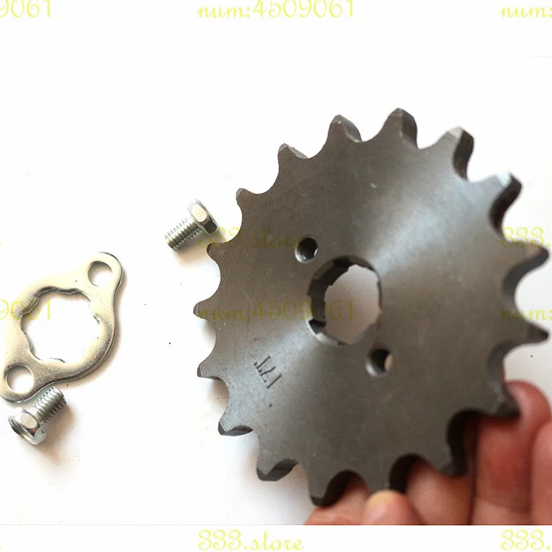 Передние звездочки 17T для Kawasaki Z250 Z440 ZX600 Suzuki GS550 GS700 искусственные TL1000 GSF1200 RD250