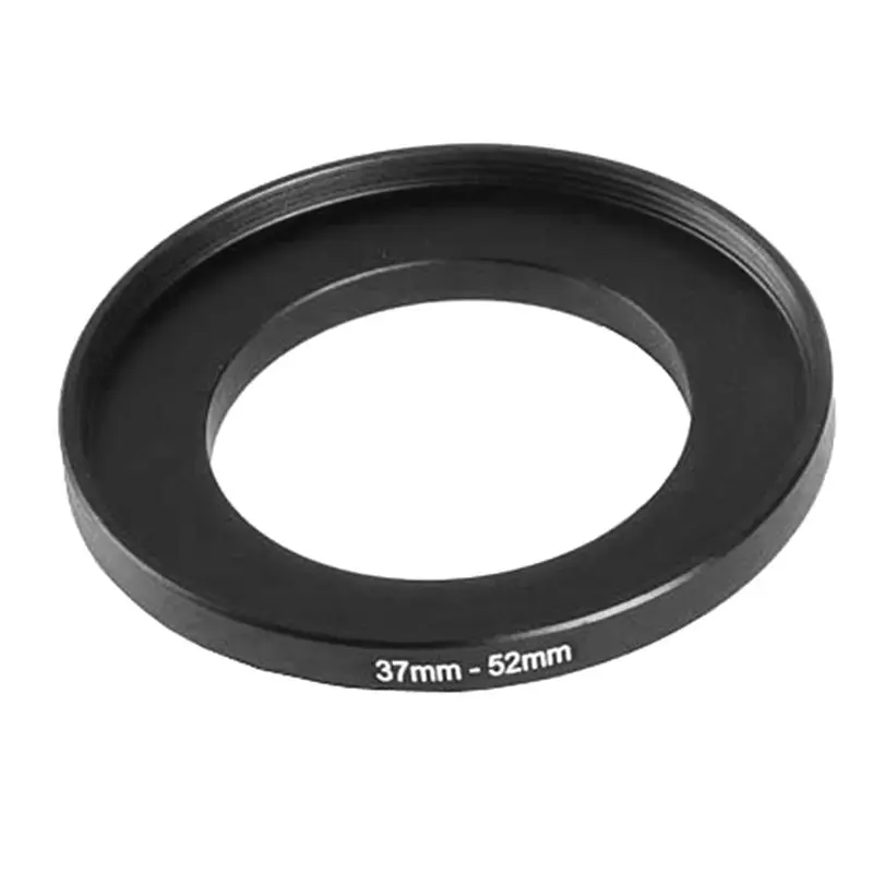 

Metal Black 37 to 52 mm Step Up Lens Ring Adapter Filter