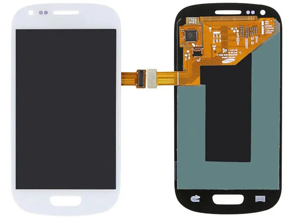 White No Frame Супер AMOLED 4,0 ''ЖК-дисплей для SAMSUNG GALAXY S3 Mini i8190 i8190N i8195 ЖК-дисплей кодирующий преобразователь сенсорного экрана в сборе рамка - Цвет: White No Frame